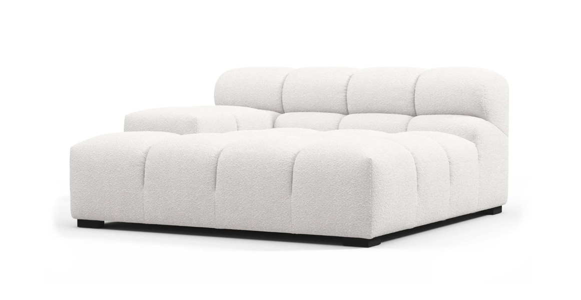 Tufted Sectional Sofa - Deep Large Left Arm