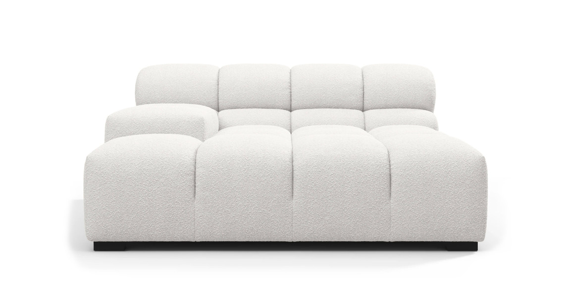 Tufted Sectional Sofa - Deep Large Left Arm