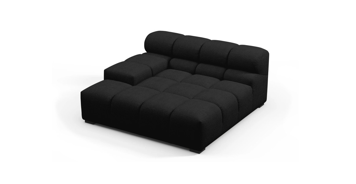 Tufted Sectional Sofa - Deep Large Left Arm