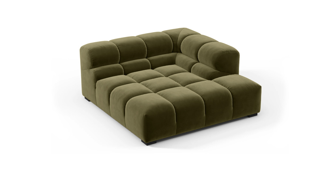 Tufted Sectional Sofa - Deep Large Right Corner