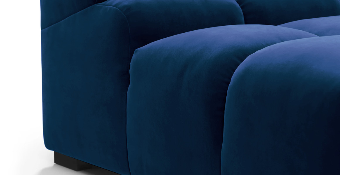 Tufted Sectional Sofa - Deep Large Right Corner
