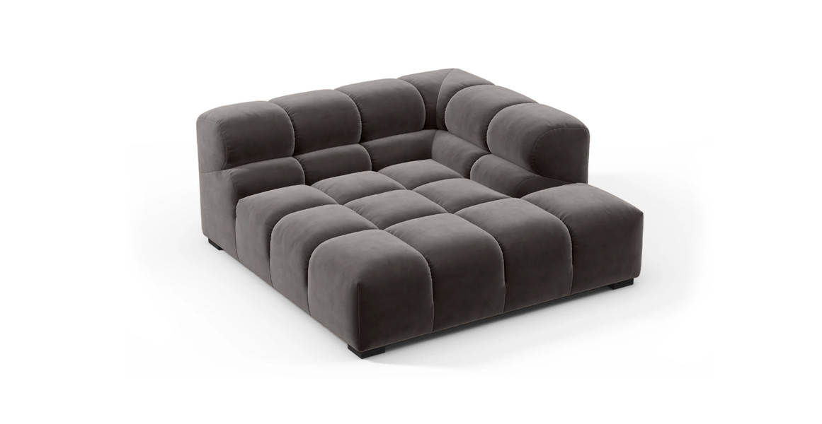 Tufted Sectional Sofa - Deep Large Right Corner