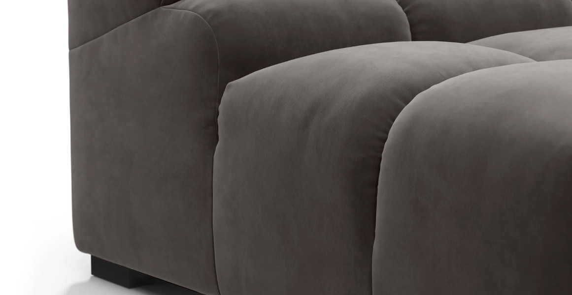 Tufted Sectional Sofa - Deep Large Right Corner