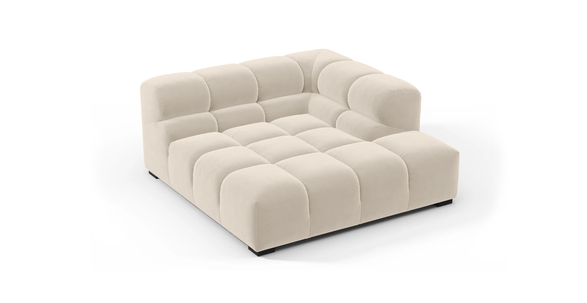Tufted Sectional Sofa - Deep Large Right Corner