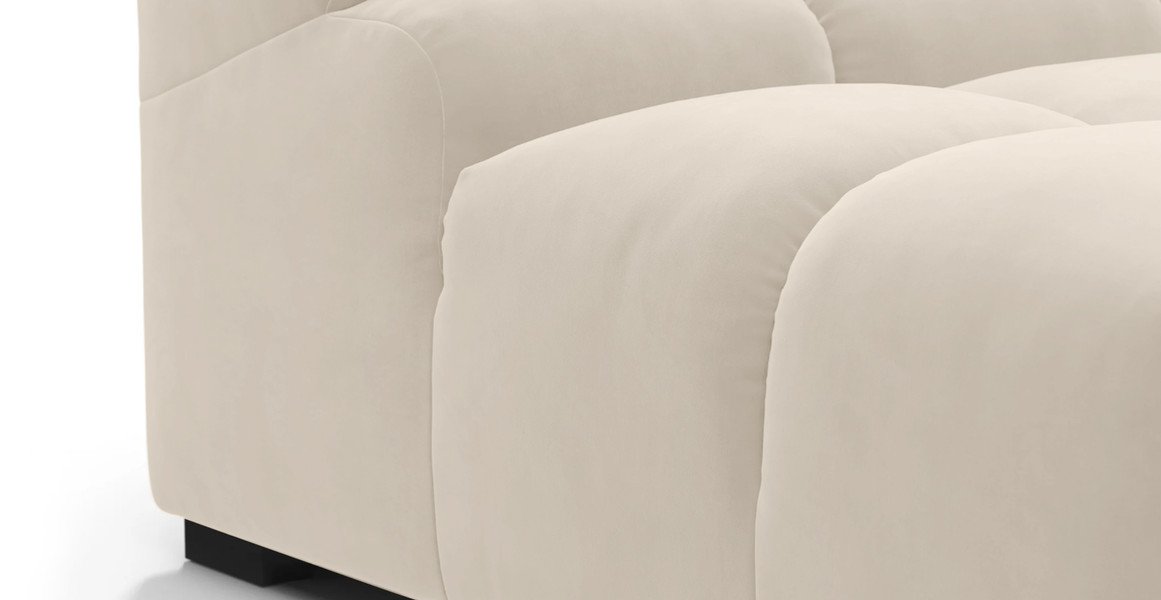 Tufted Sectional Sofa - Deep Large Right Corner
