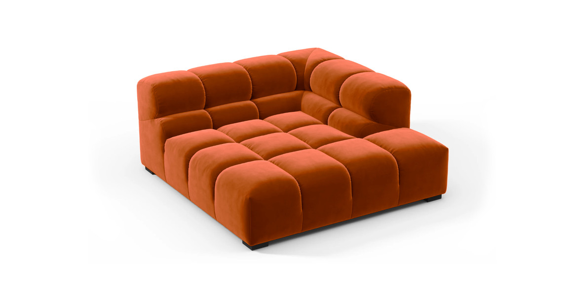 Tufted Sectional Sofa - Deep Large Right Corner