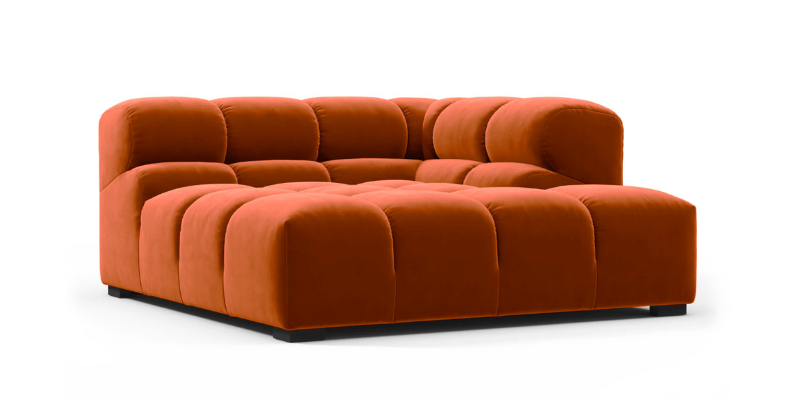 Tufted Sectional Sofa - Deep Large Right Corner