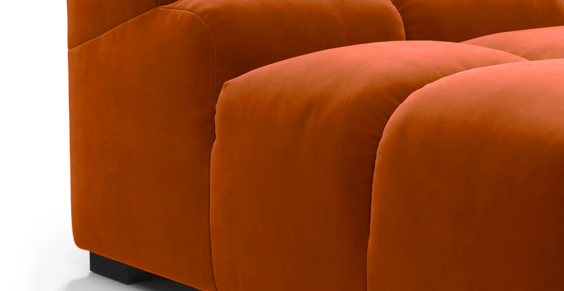 Tufted Sectional Sofa - Deep Large Right Corner