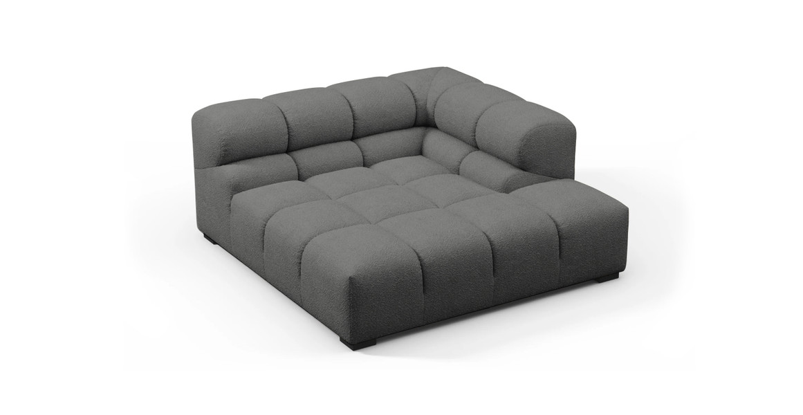 Tufted Sectional Sofa - Deep Large Right Corner