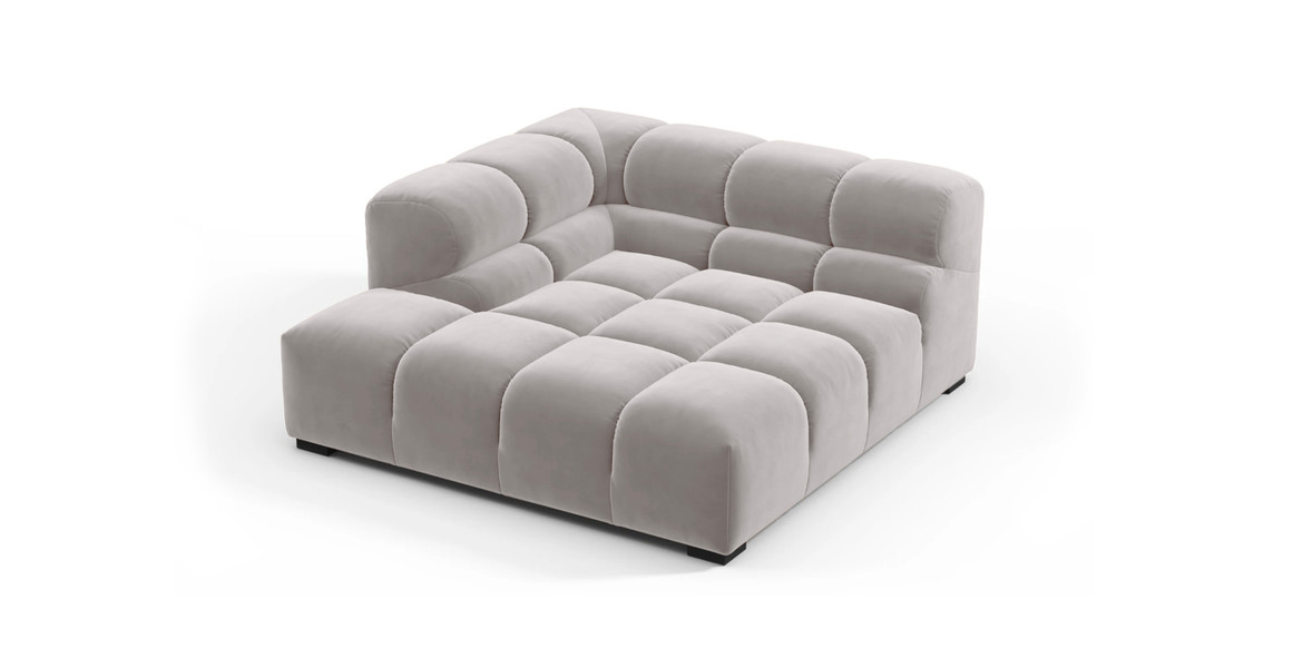 Tufted Sectional Sofa - Deep Large Left Corner
