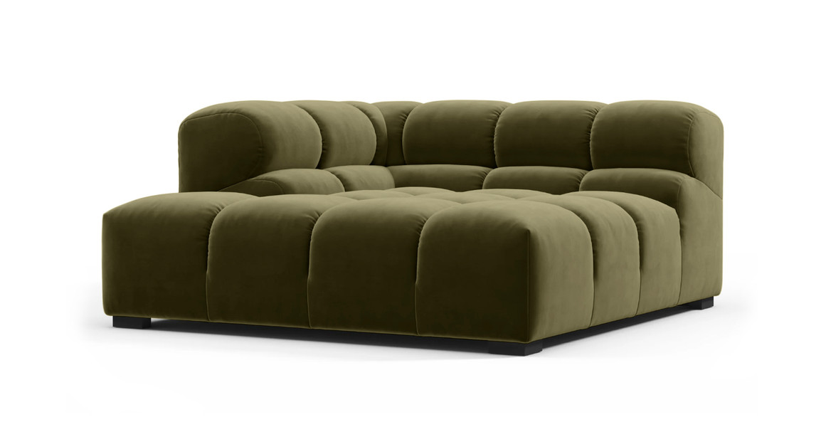Tufted Sectional Sofa - Deep Large Left Corner