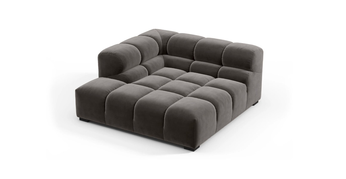 Tufted Sectional Sofa - Deep Large Left Corner