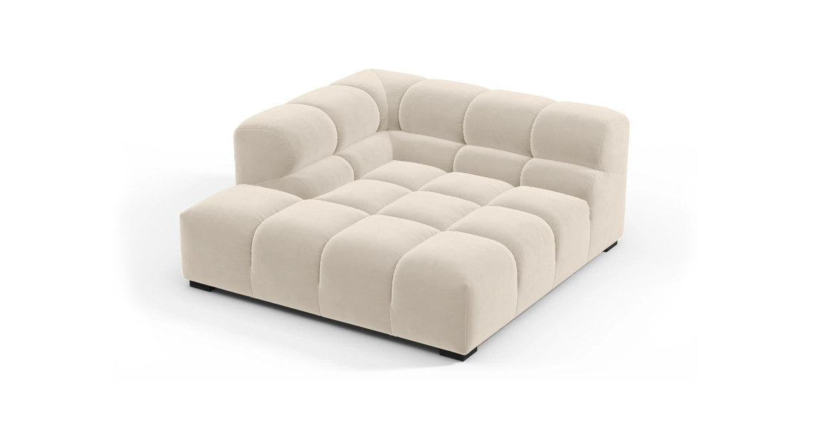 Tufted Sectional Sofa - Deep Large Left Corner