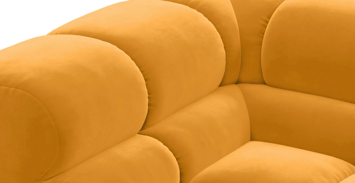 Tufted Sectional Sofa - Deep Large Left Corner