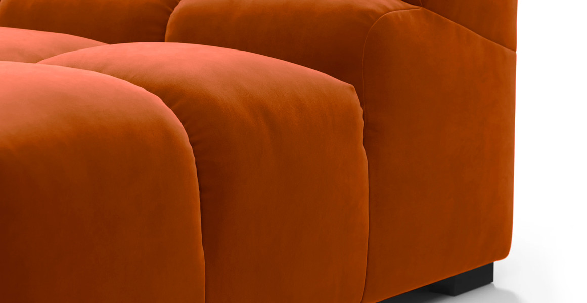 Tufted Sectional Sofa - Deep Large Left Corner