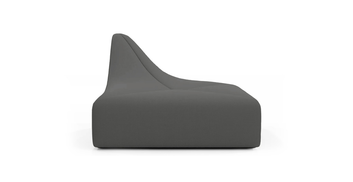 Dune Outdoor Sunbrella Sofa - Half Backrest