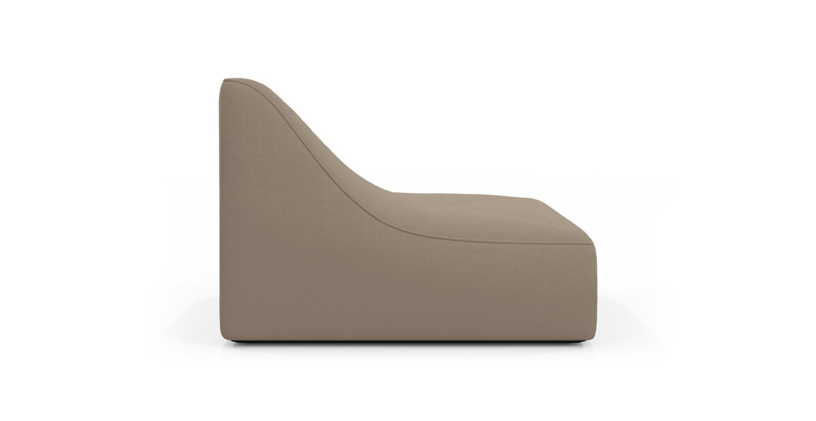 Dune Outdoor Sunbrella Sofa - Half Backrest