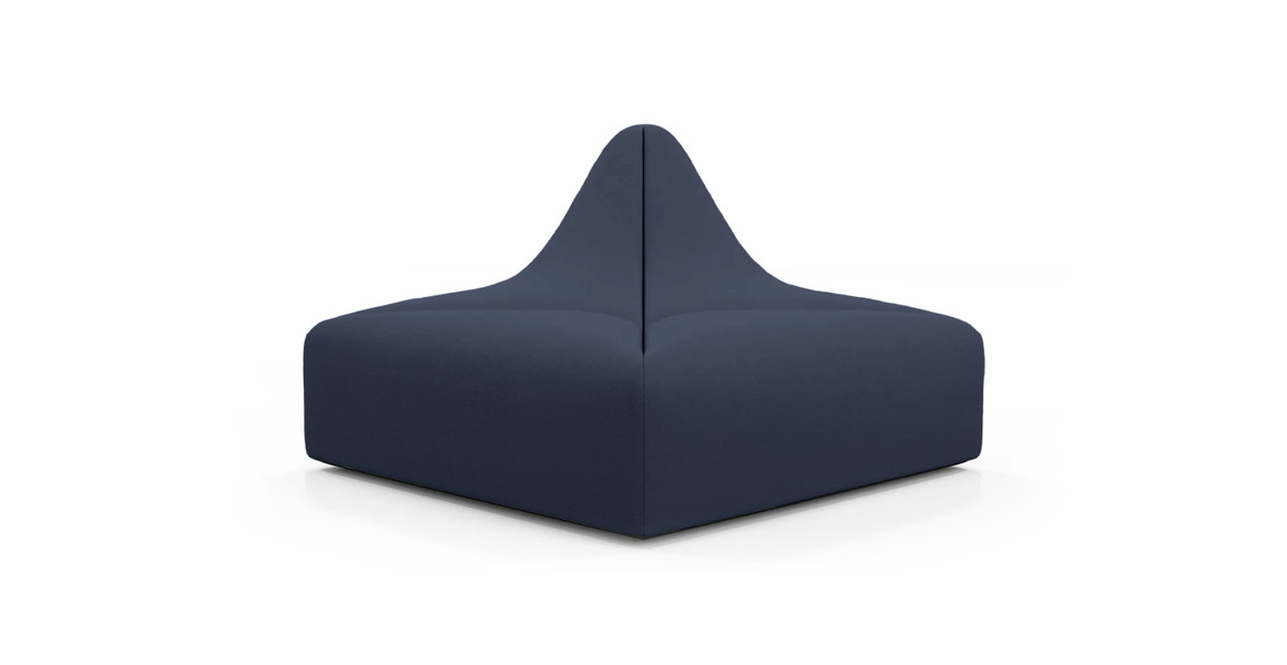 Dune Outdoor Sunbrella Sofa - Half Backrest