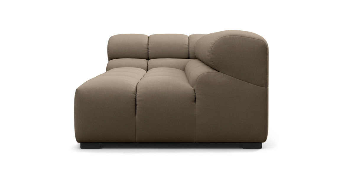 Tufted Outdoor Sunbrella Sofa Module - Extra Large Left Corner