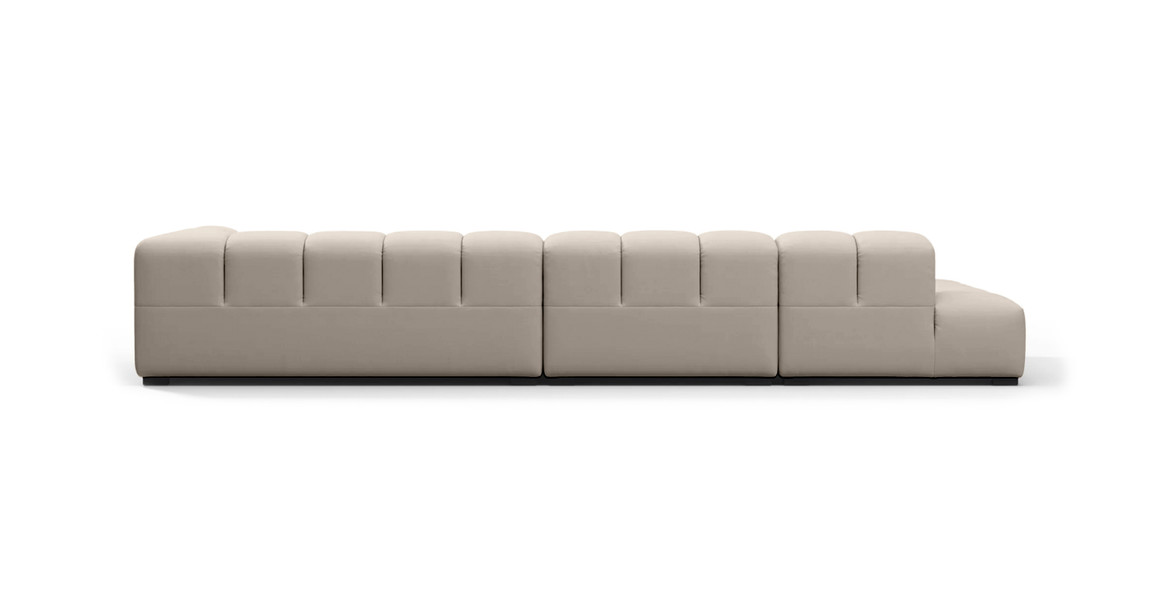 Tufted Outdoor Sunbrella Sectional Sofa - Large Left Chaise