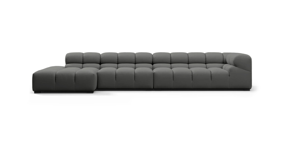 Tufted Outdoor Sunbrella Sectional Sofa - Large Left Chaise