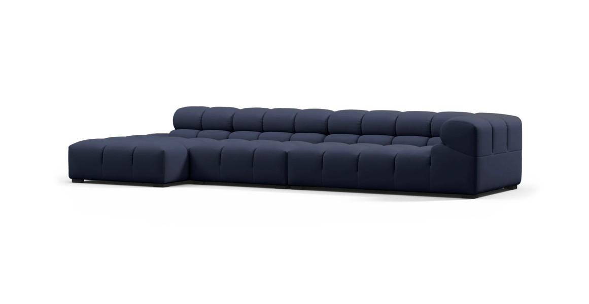 Tufted Outdoor Sunbrella Sectional Sofa - Large Left Chaise