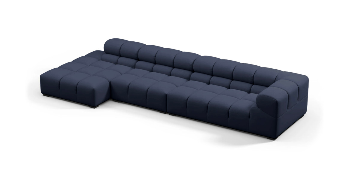 Tufted Outdoor Sunbrella Sectional Sofa - Large Left Chaise