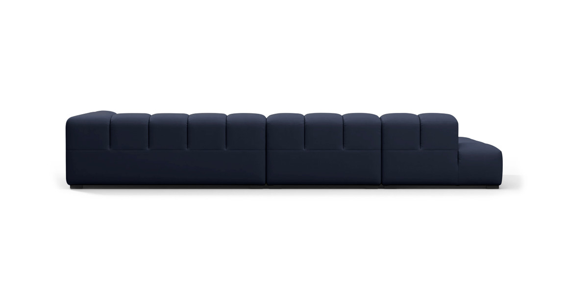 Tufted Outdoor Sunbrella Sectional Sofa - Large Left Chaise