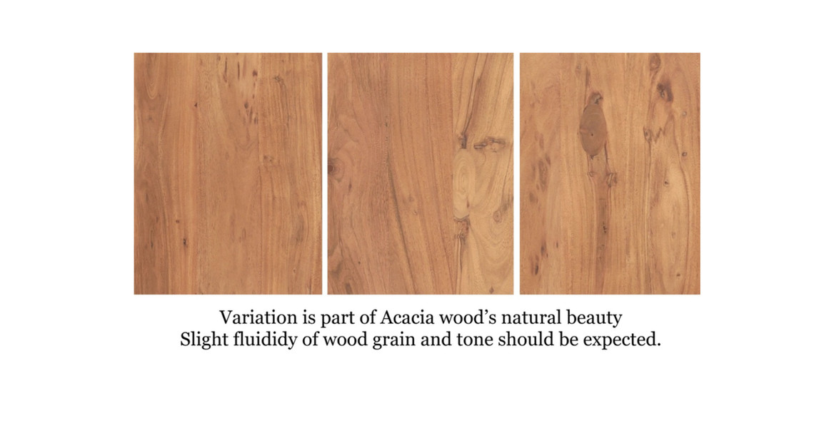 Orchard Pewter  Aluminum T Base Wooden Dining Table