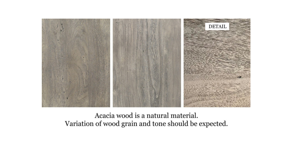 Orchard Pewter Aluminum Y Base Wooden Dining Table