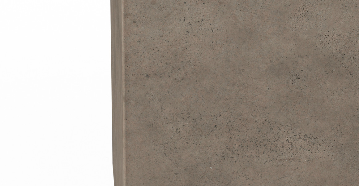 Kips Bay Brutalist Concrete End Table