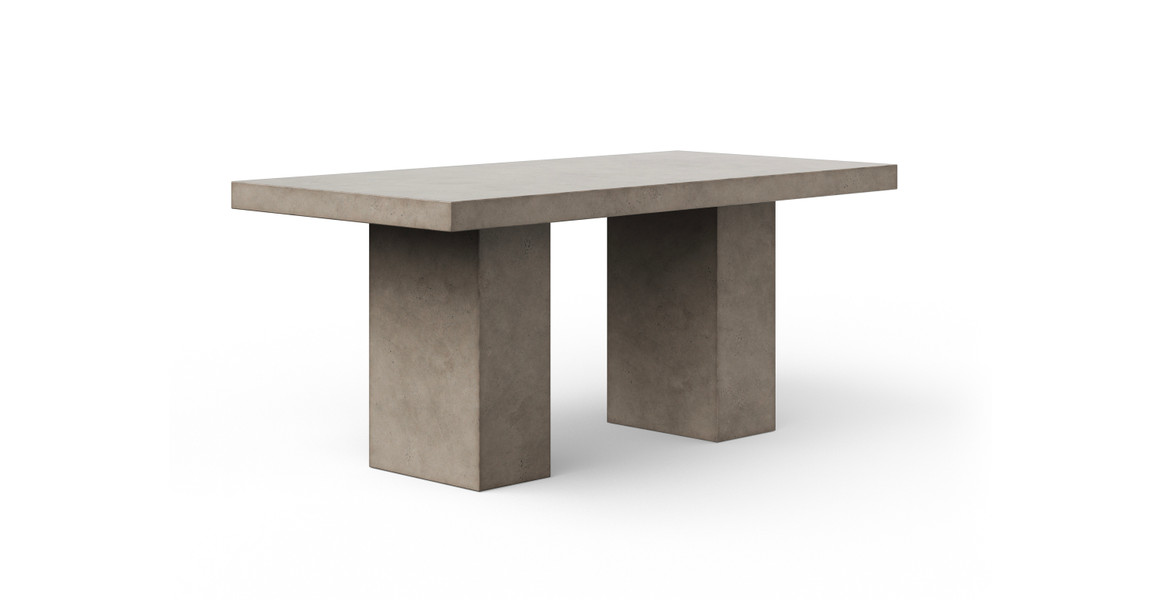 Fort Greene Minimalist Bar Height Concrete Dining Table