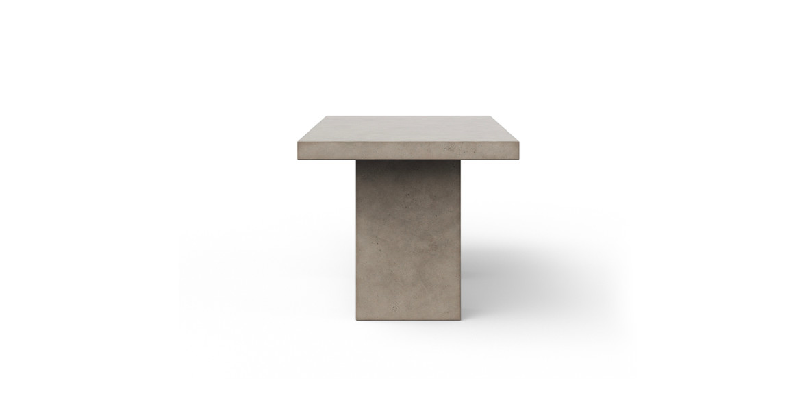 Fort Greene Minimalist Bar Height Concrete Dining Table