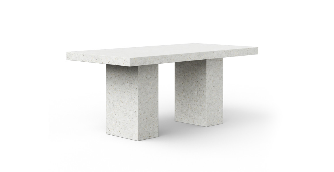 Fort Greene Minimalist Bar Height Concrete Dining Table