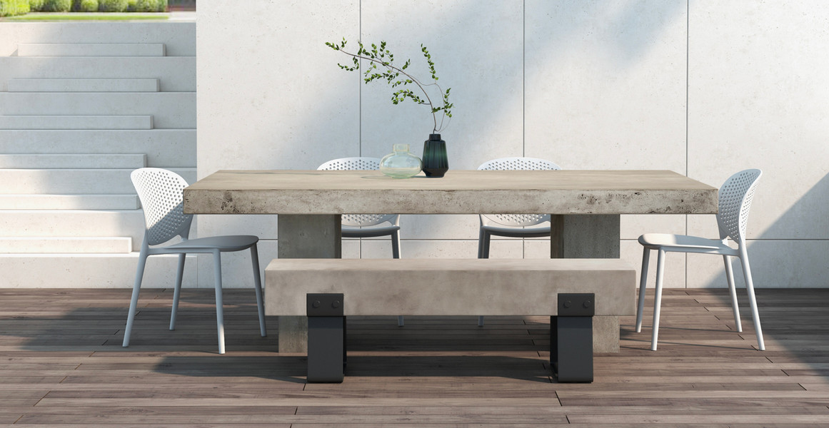 Fort Greene Minimalist Concrete Dining Table