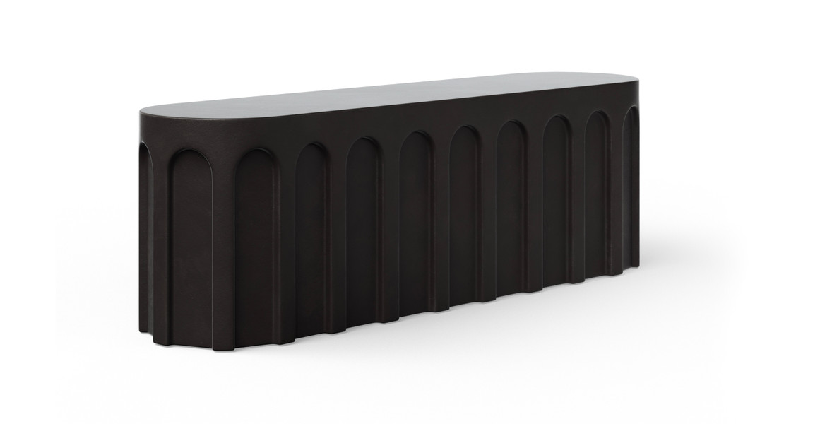 Metropolis Modern Indoor/Outdoor Concrete Bench
