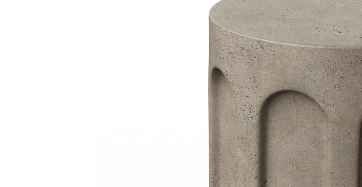Metropolis Modern Indoor/Outdoor Concrete Stool