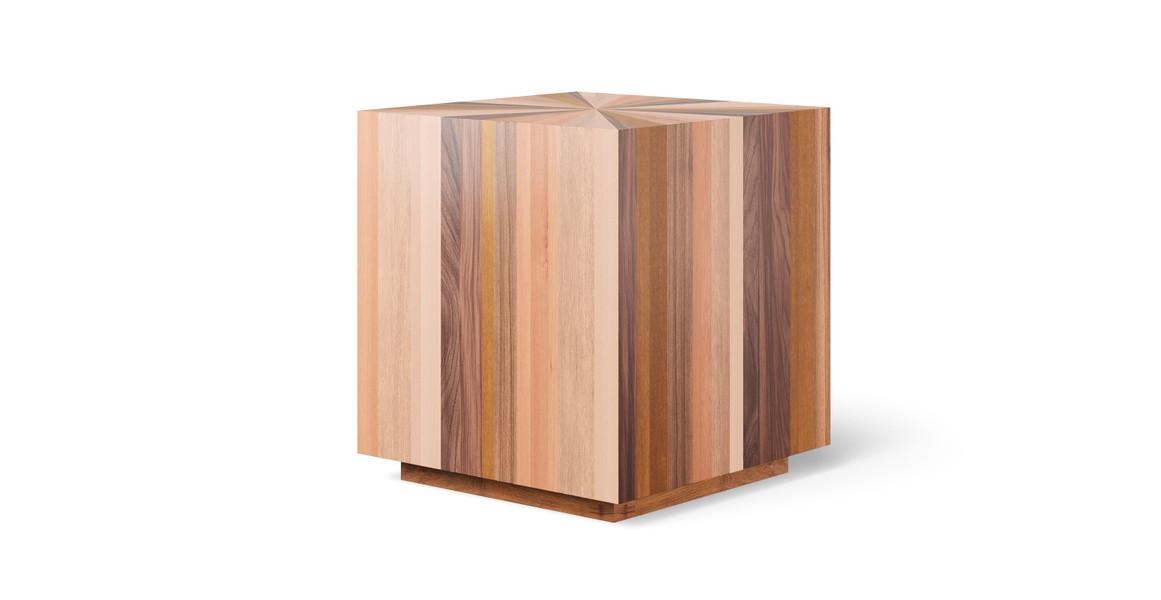 Sunnyside Contemporary Wood End Table