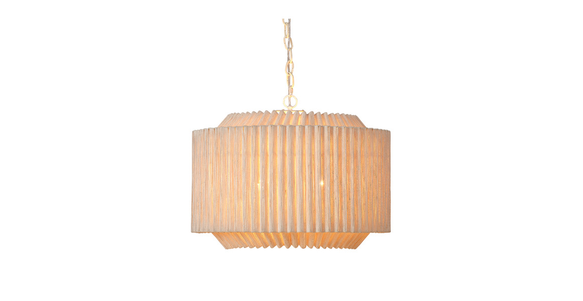 Lyra Jute 4-Light Chandelier