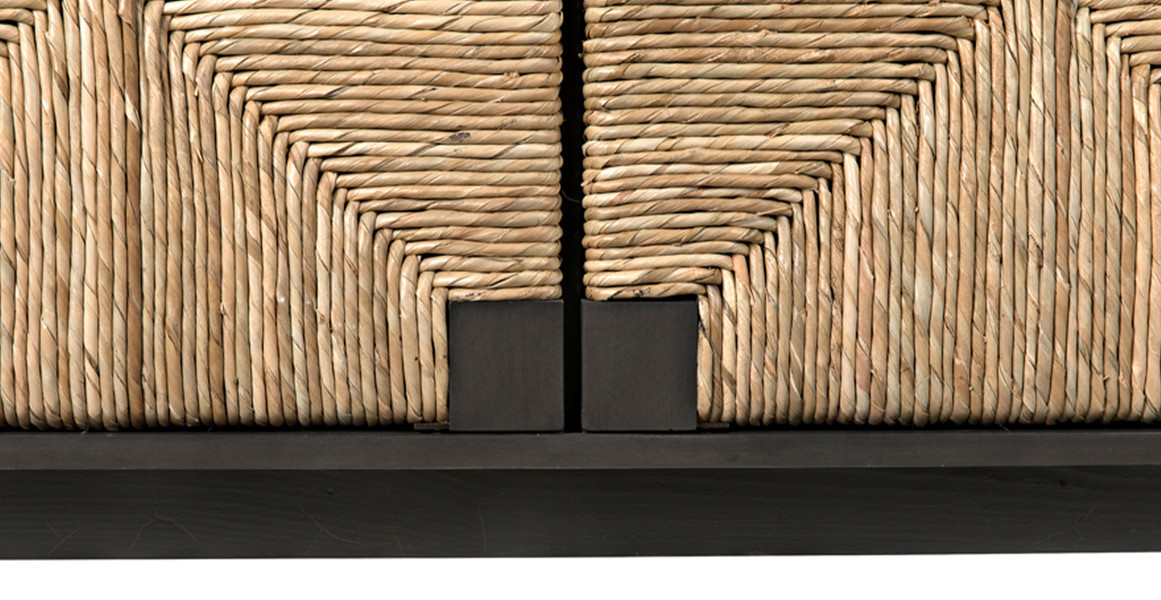 Rush Seagrass Pale Brook 4 Door Sideboard