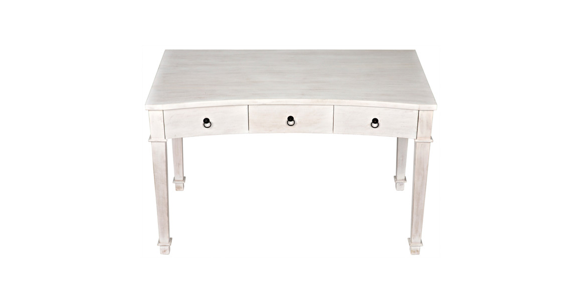 White Wash Curba Desk