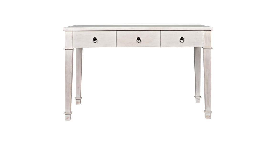 White Wash Curba Desk