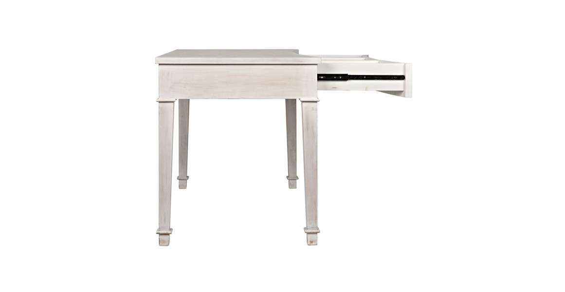 White Wash Curba Desk