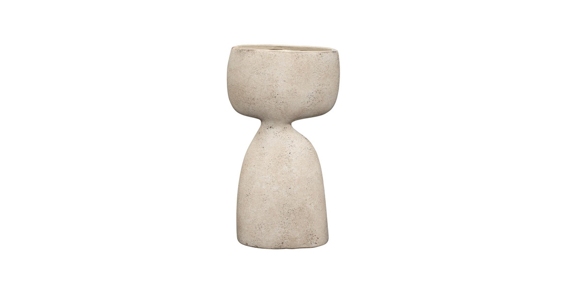 Organic Ceramic Cream Decorative Vase