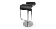 Lem Piston Italian Leather Barstool