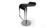 Lem Piston Italian Leather Barstool