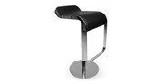 Lem Piston Italian Leather Barstool