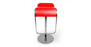 Lem Piston Italian Leather Barstool