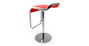 Lem Piston Italian Leather Barstool