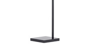 Stretch Chairside Arc Floor Lamp - 75', Matte Black, Step Switch, Rectangular marble base